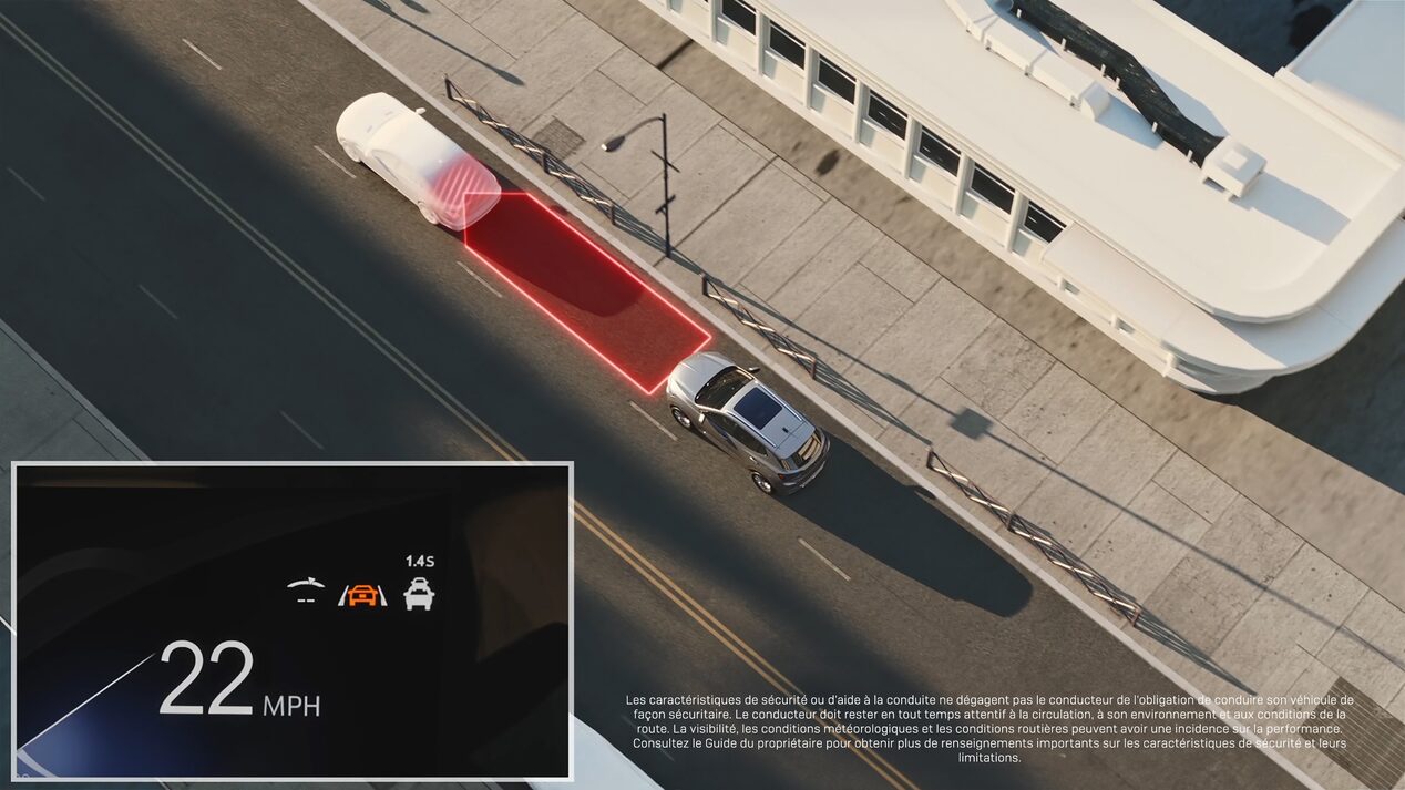 Envista ST 2025 : Indicateur de distance avec le véhicule qui précède.