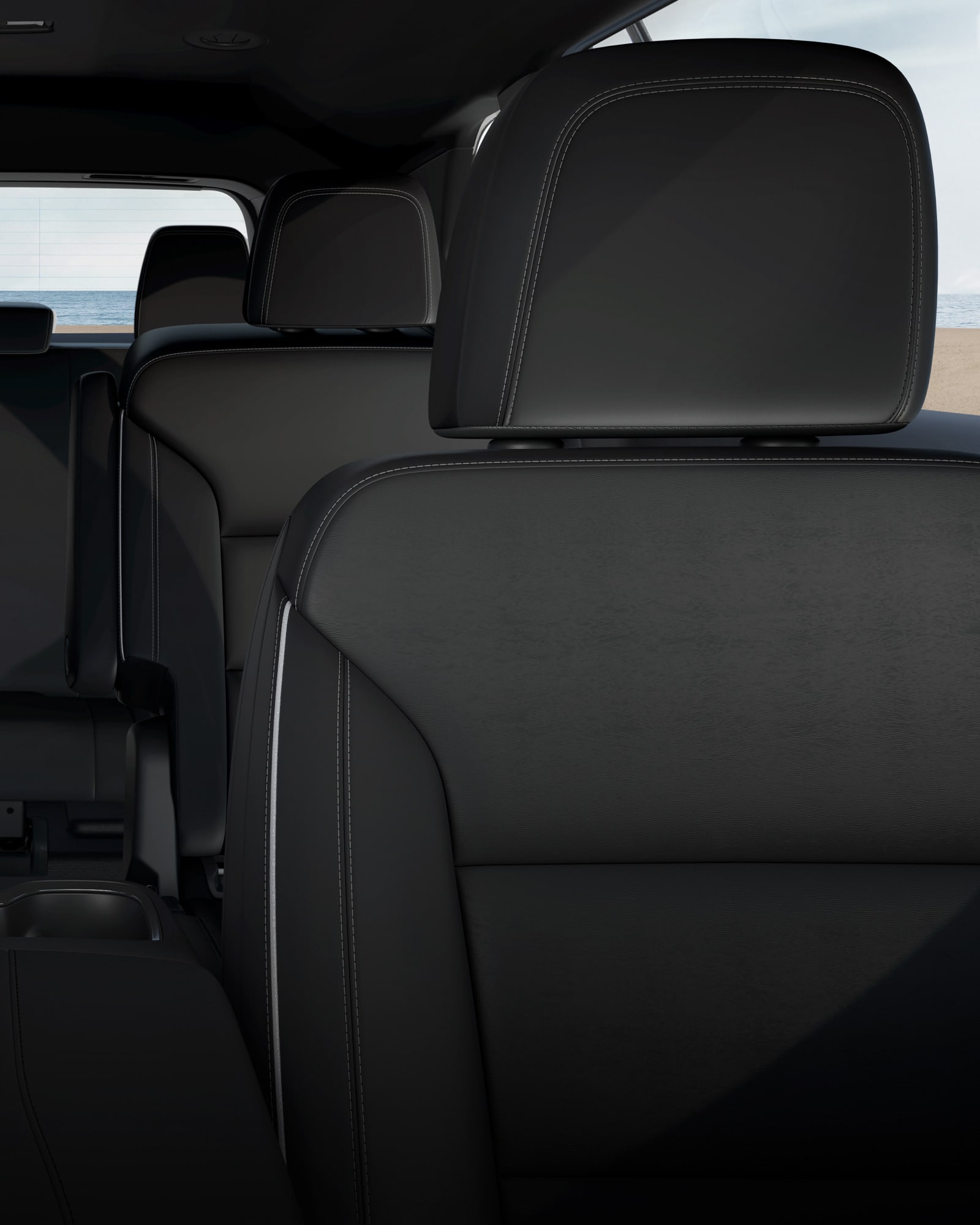Comfortable seats inside the 2026 Buick Enclave Preferred.
