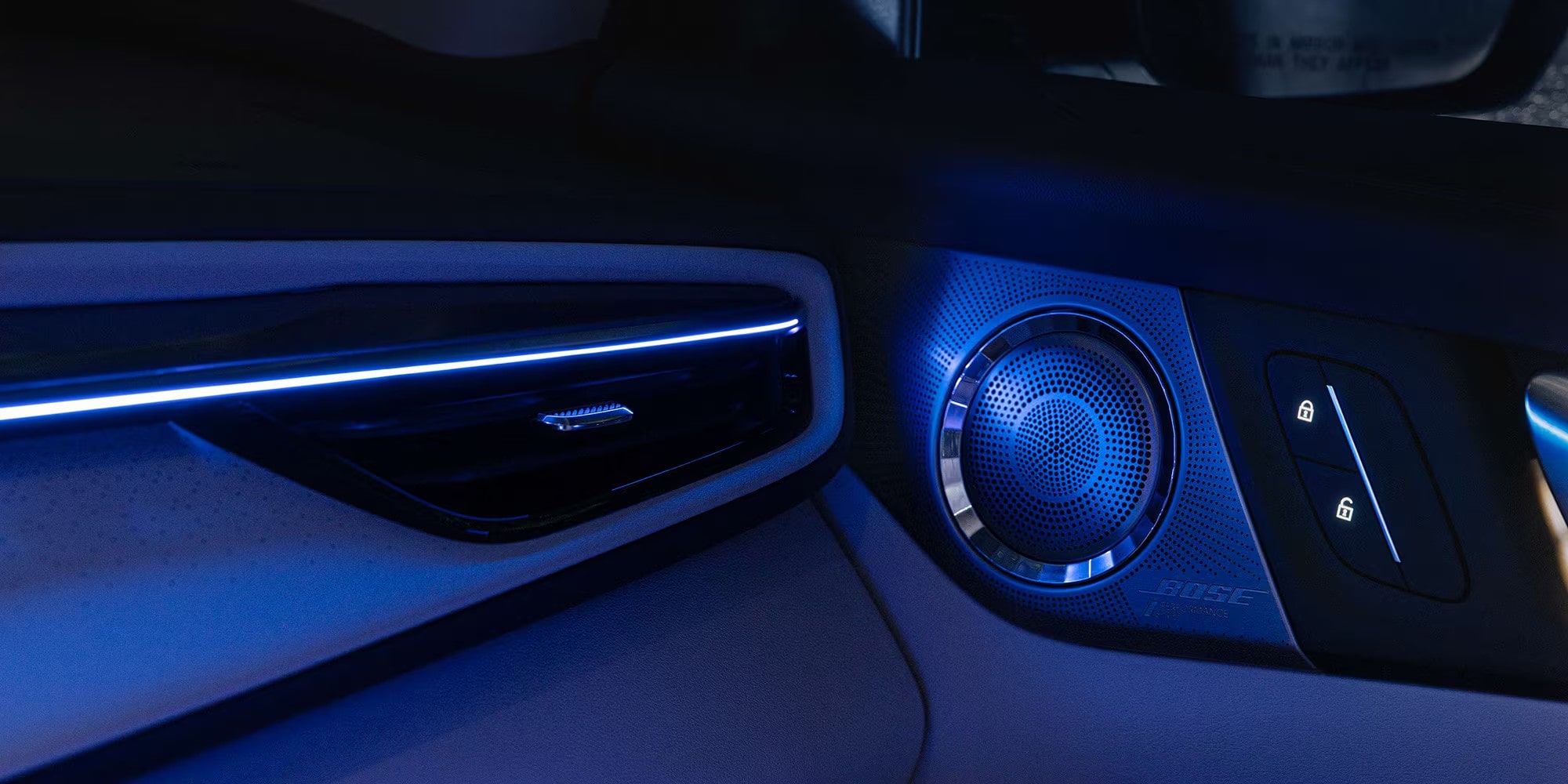 Vue rapprochée du système sonore Bose du VUS Buick Enclave 2026.