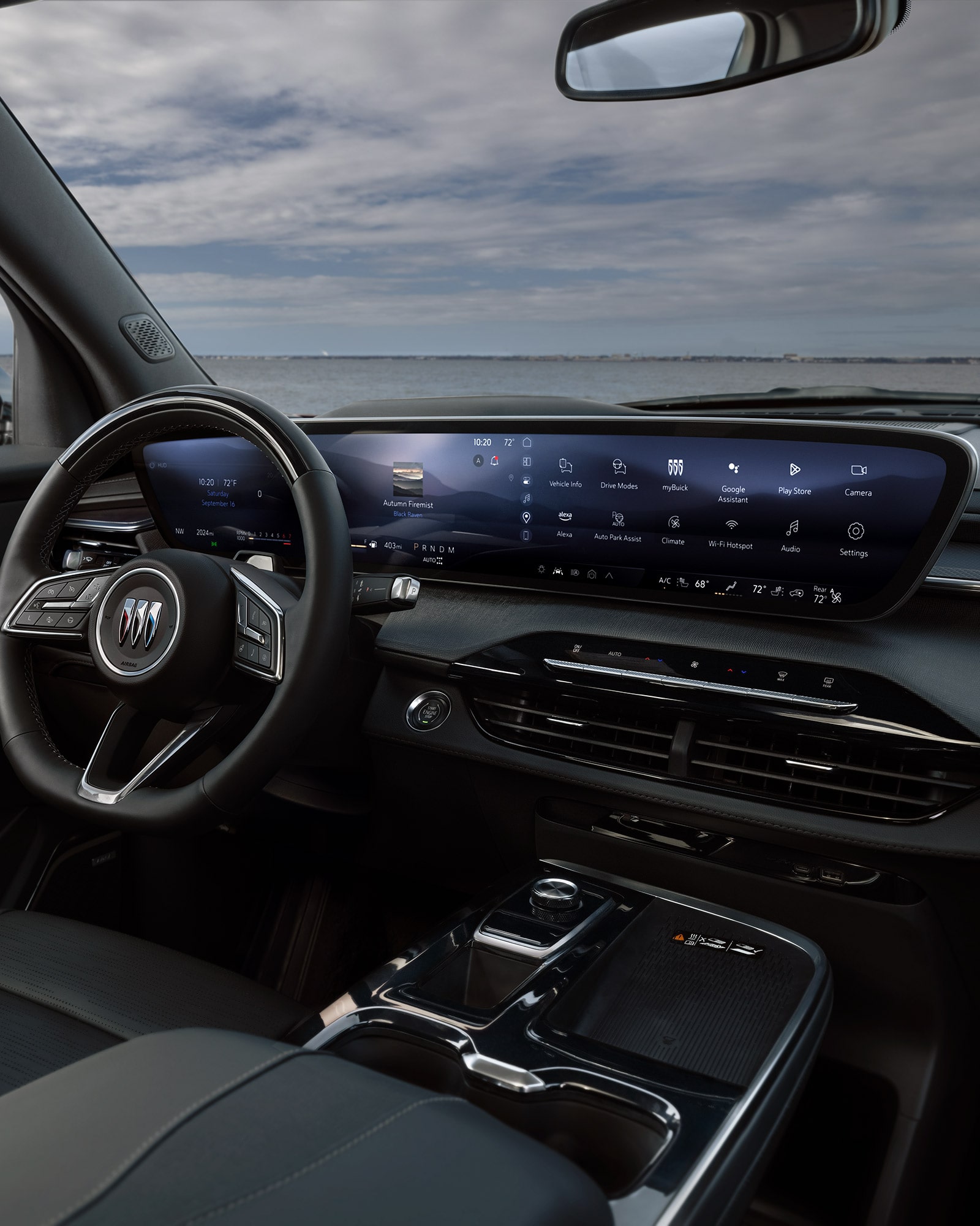 Front Interiors of the 2026 Enclave ST.