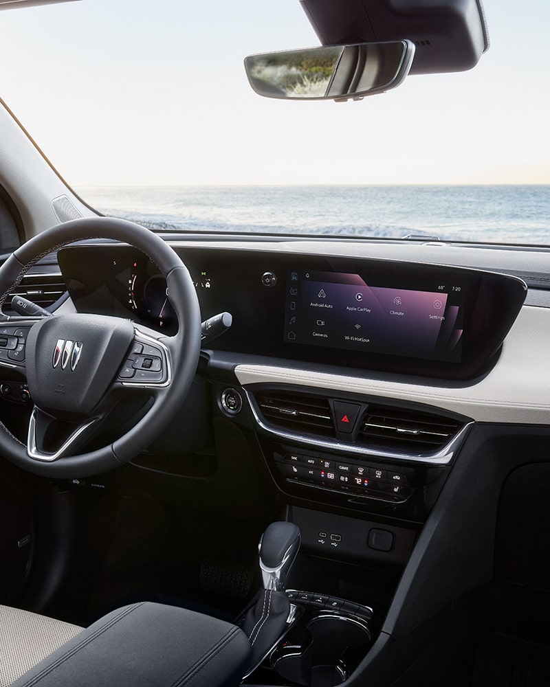 L’écran ultralarge du système d’infodivertissement de 11 po en diagonale du petit VUS Buick Encore GX 2026.