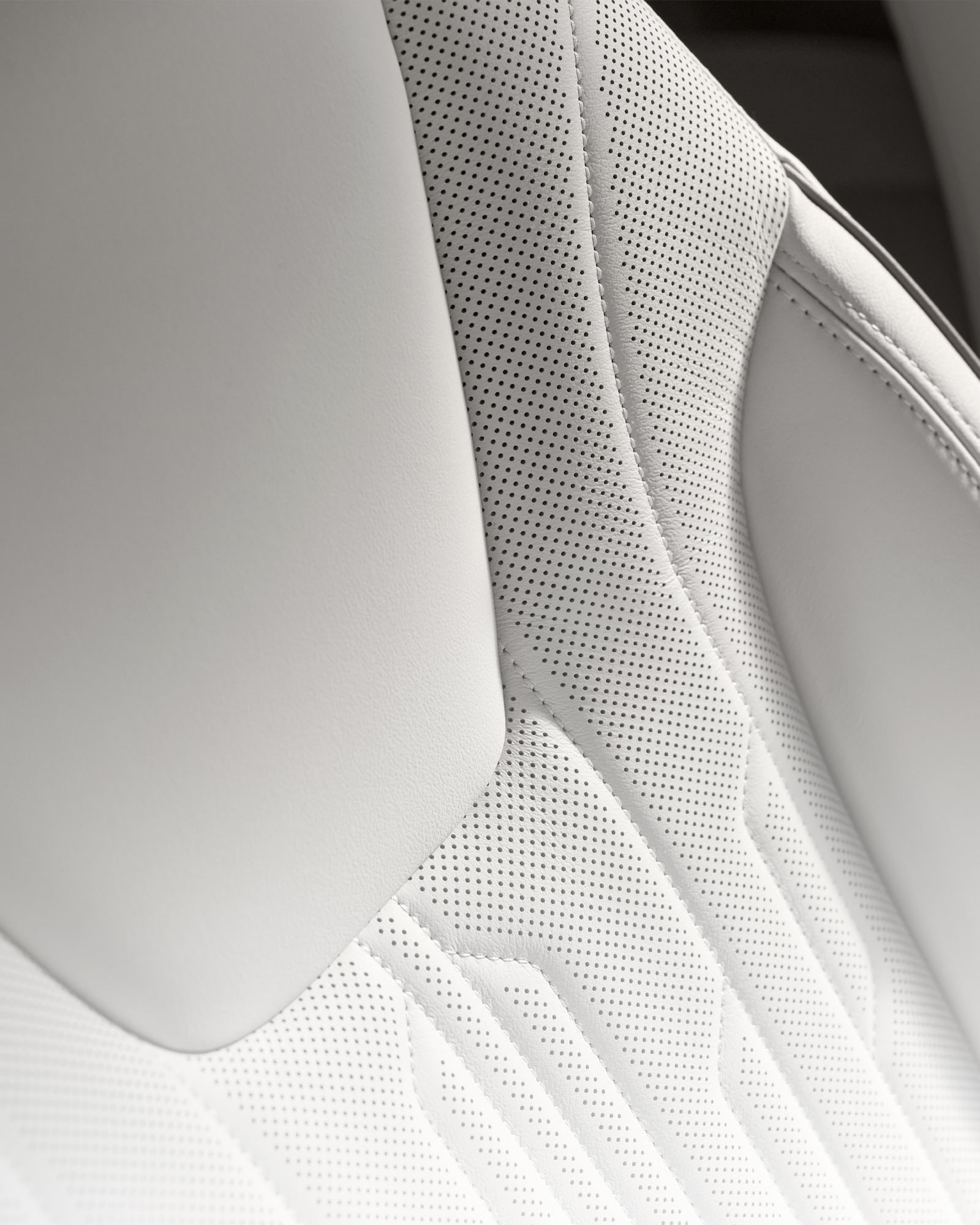 Vue rapprochée du motif matelassé de qualité du Buick Encore GX Avenir 2026.