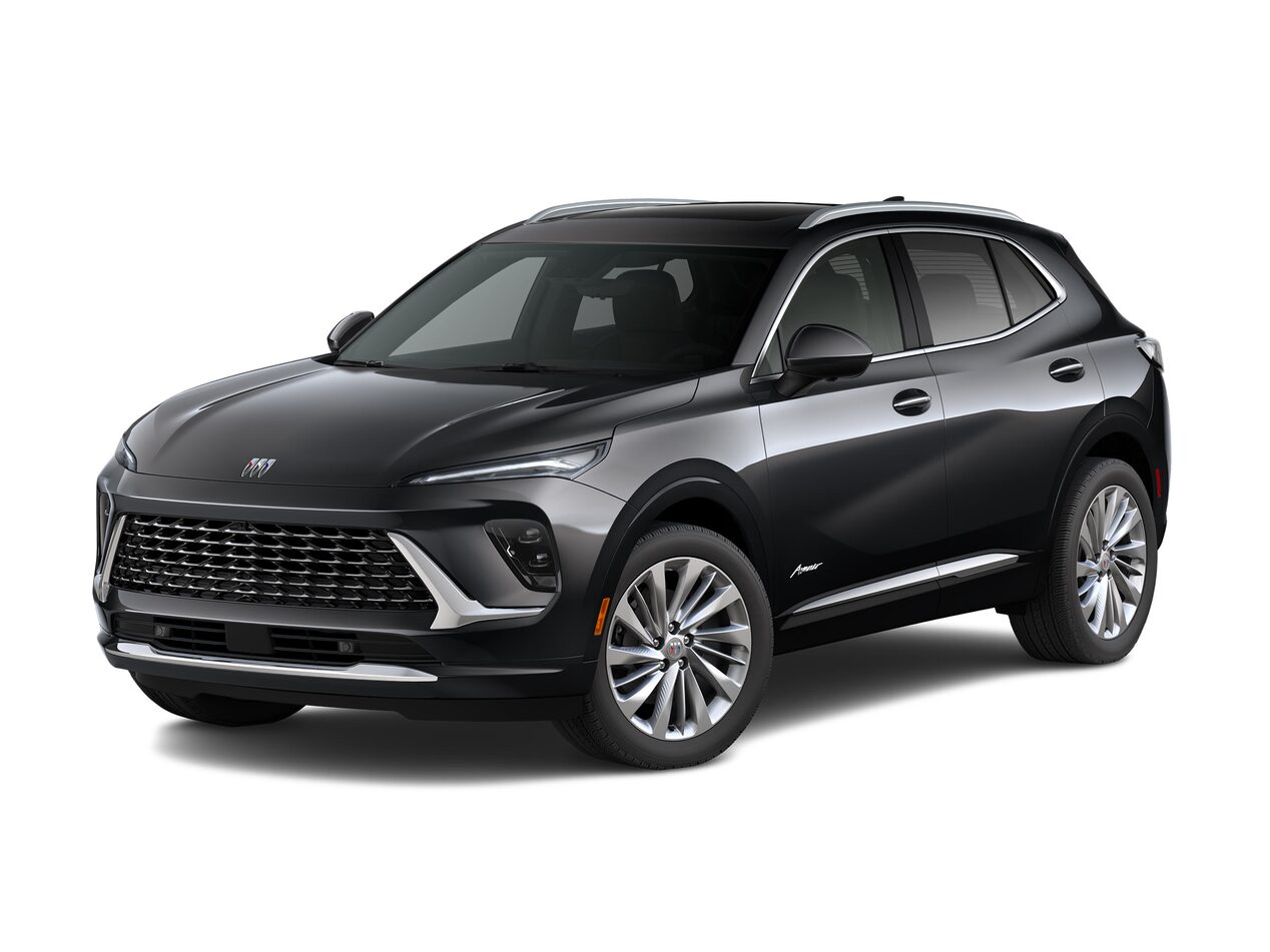 Ebony Twilight Metallic colour of the 2026 Buick Envision Avenir.