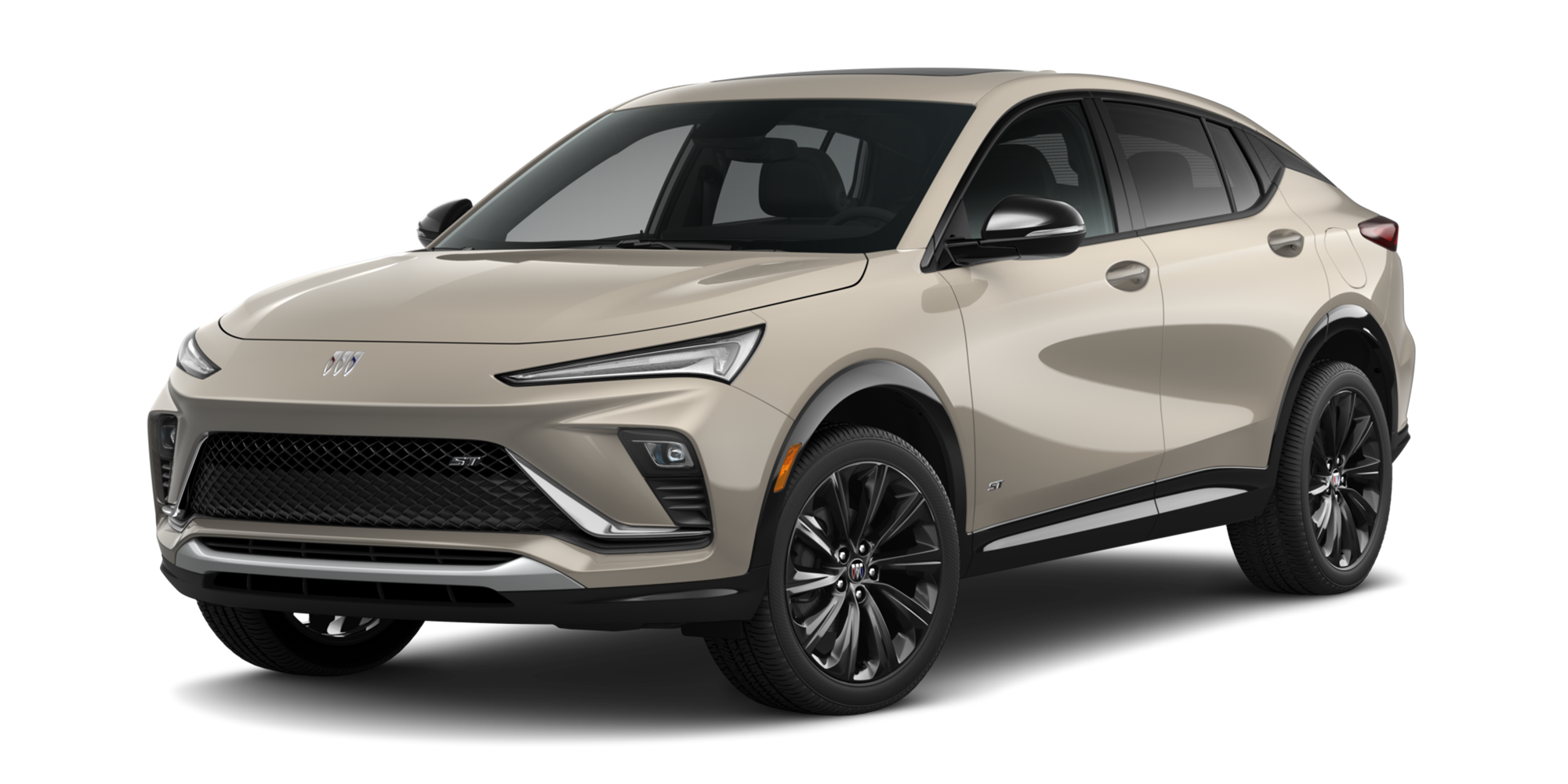 Brilliant Red colour of the 2026 Buick Envista ST.