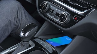 Vue rapprochée de la console centrale à l’intérieur de la Buick Envista 2026.