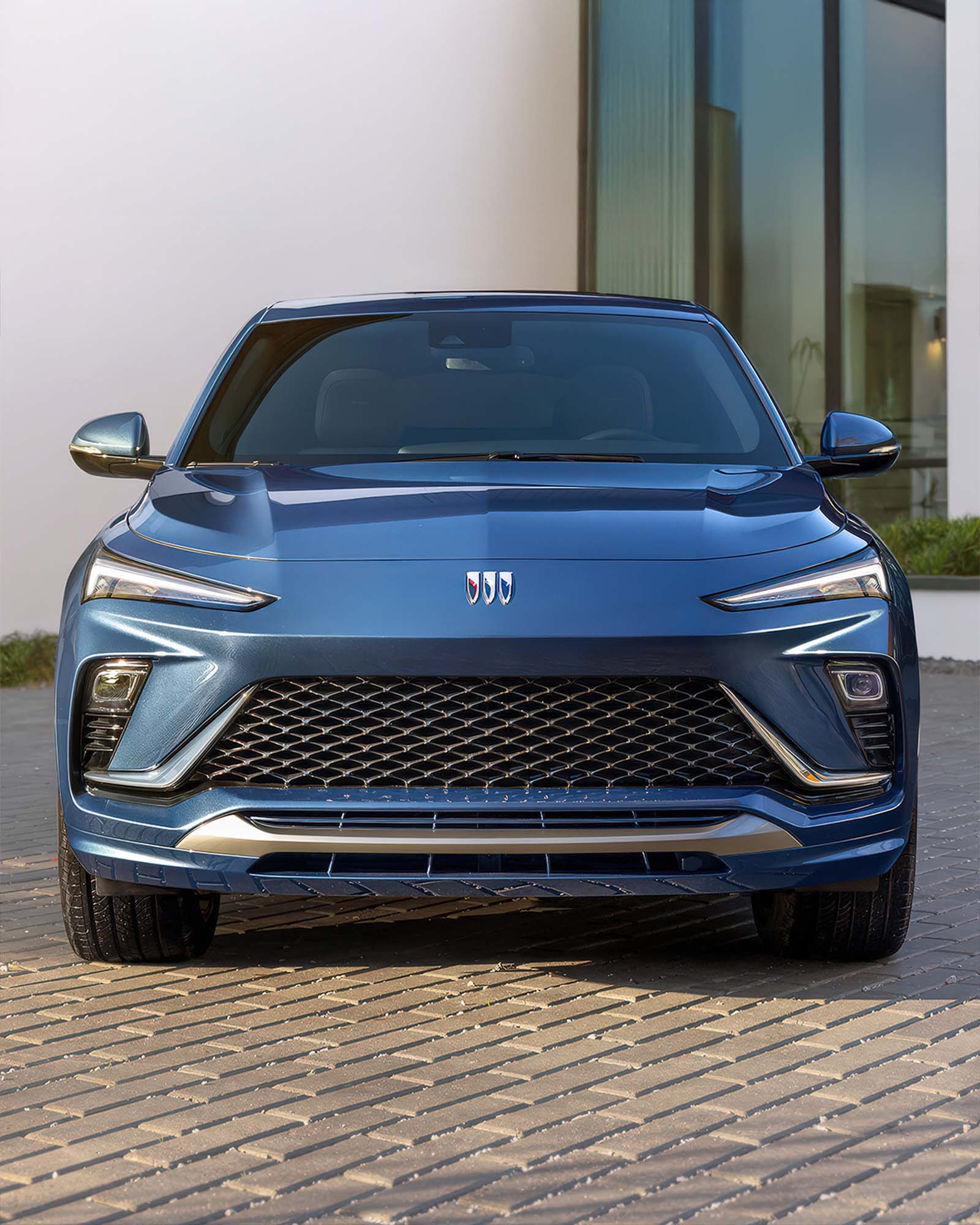 Vue avant de la calandre du Buick Envista Avenir 2026.