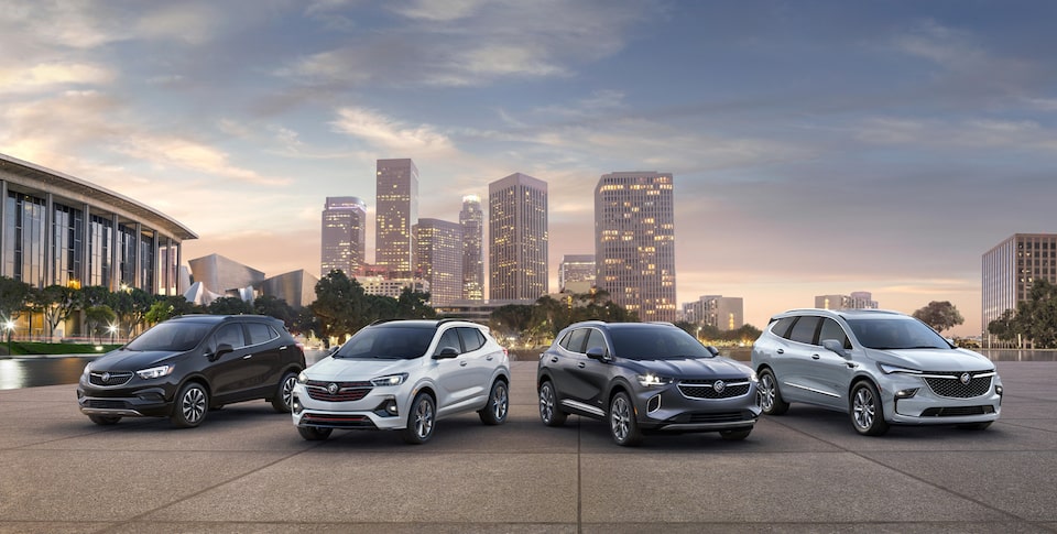 The 2022 Buick SUV lineup.