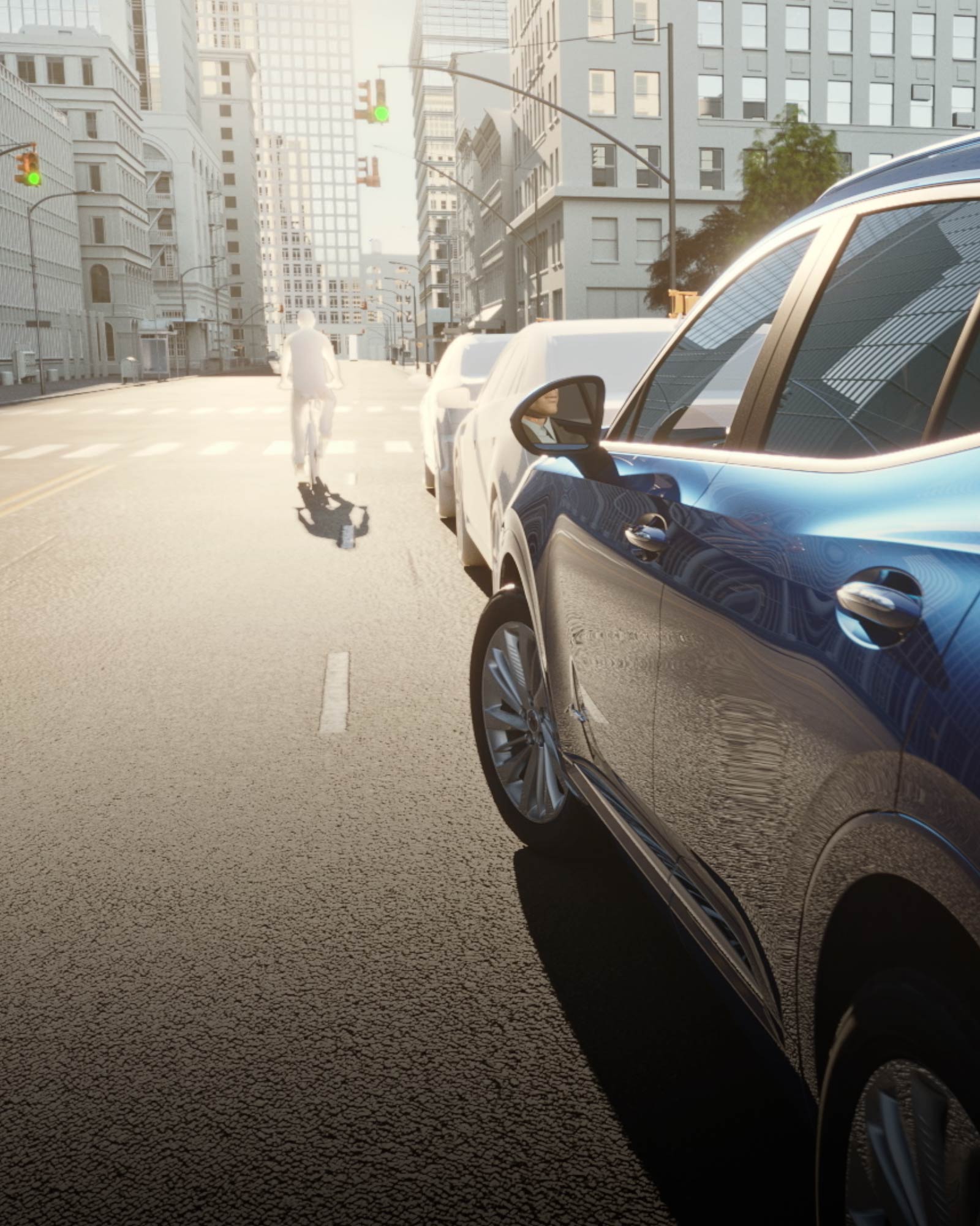 Side Bicyclist Alert feature of the 2026 Buick Envision.