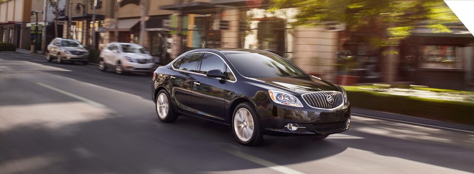 Discontinued: Buick Verano Small Sedan.