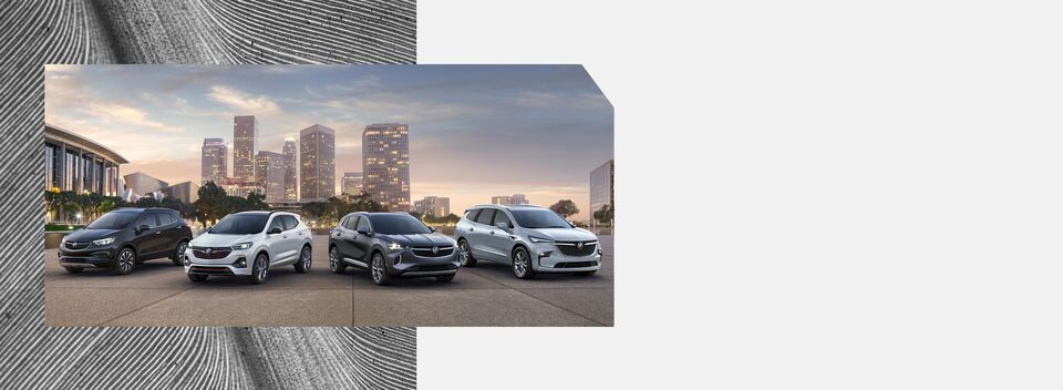 The lineup of Buick SUVs.