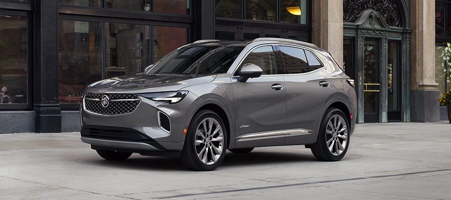 Front right profile view of the 2023 Envision.