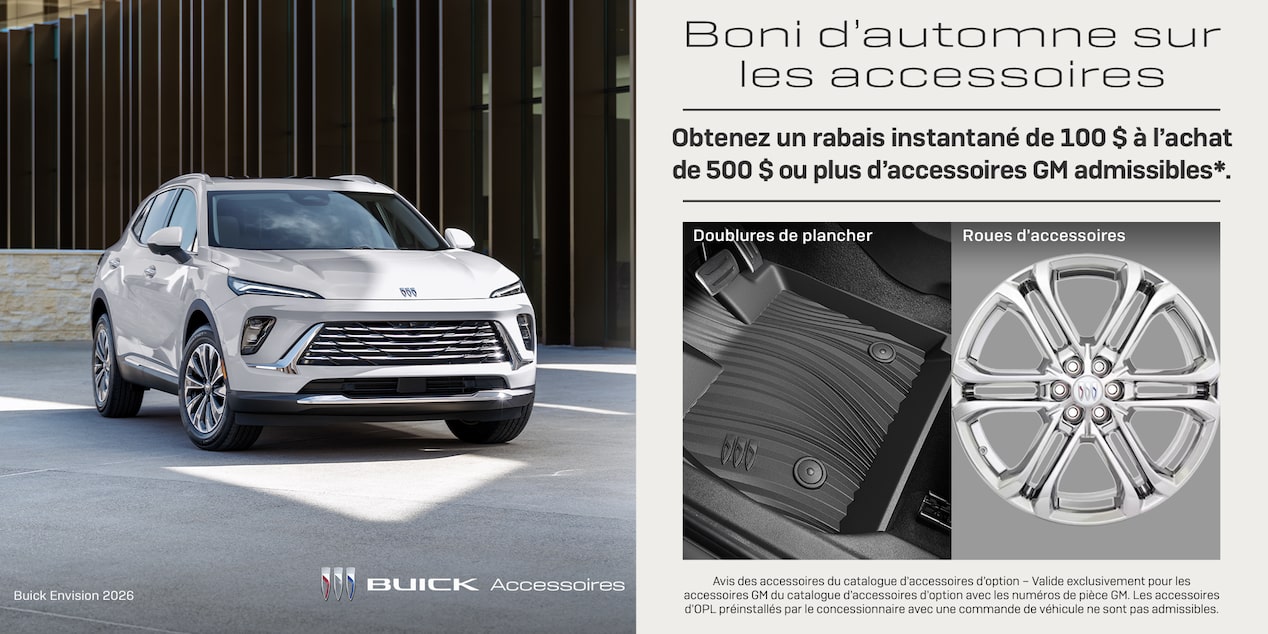 Boni d’automne sur les accessoires