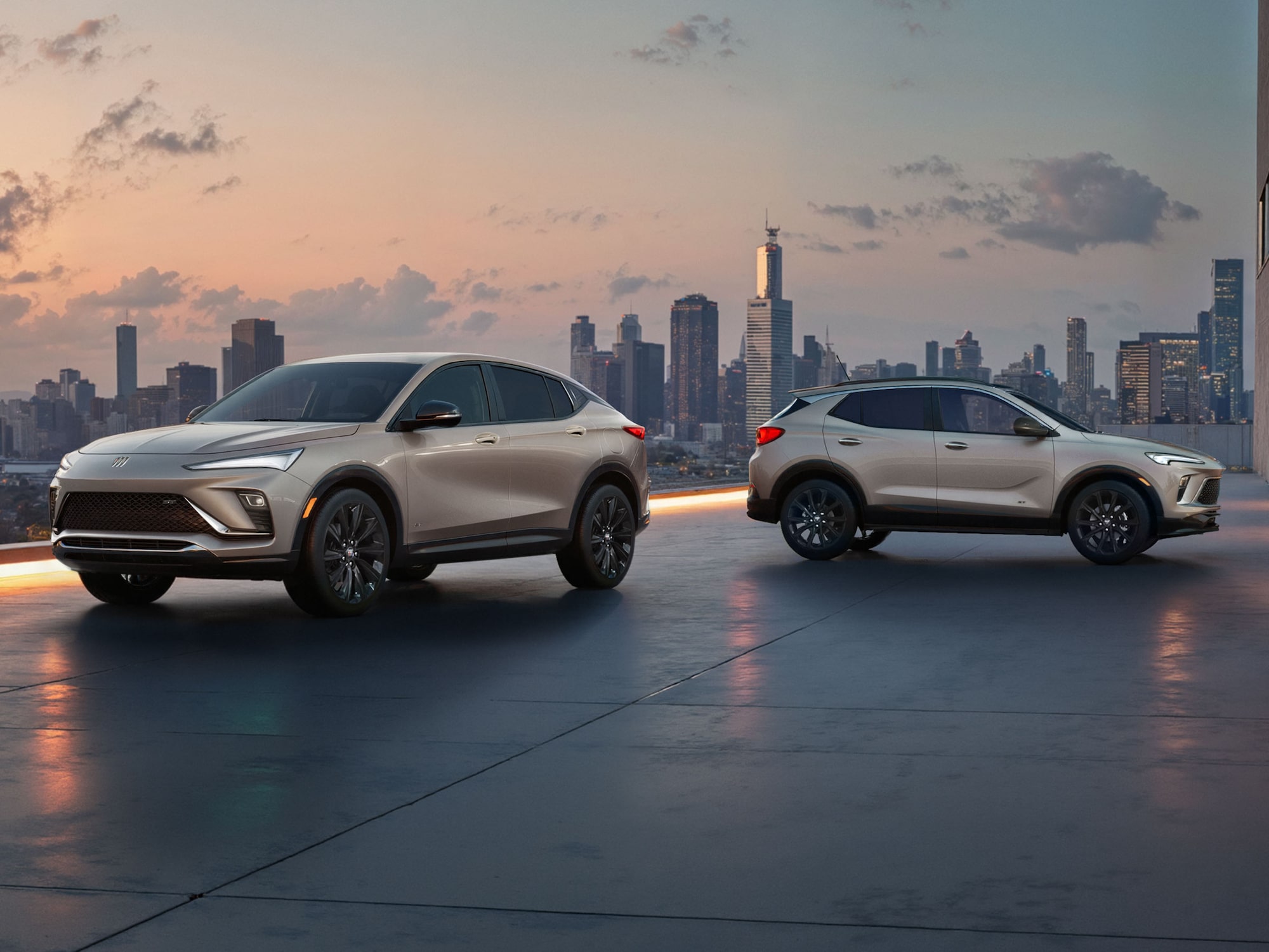  A Man Driving his Buick Vehicle up the Coast on a Sunny Day