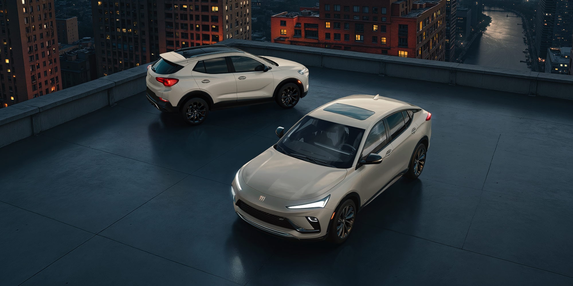 Interior View of the Buick Bose Sounds Systems Speaker with a Blue Hue over the image