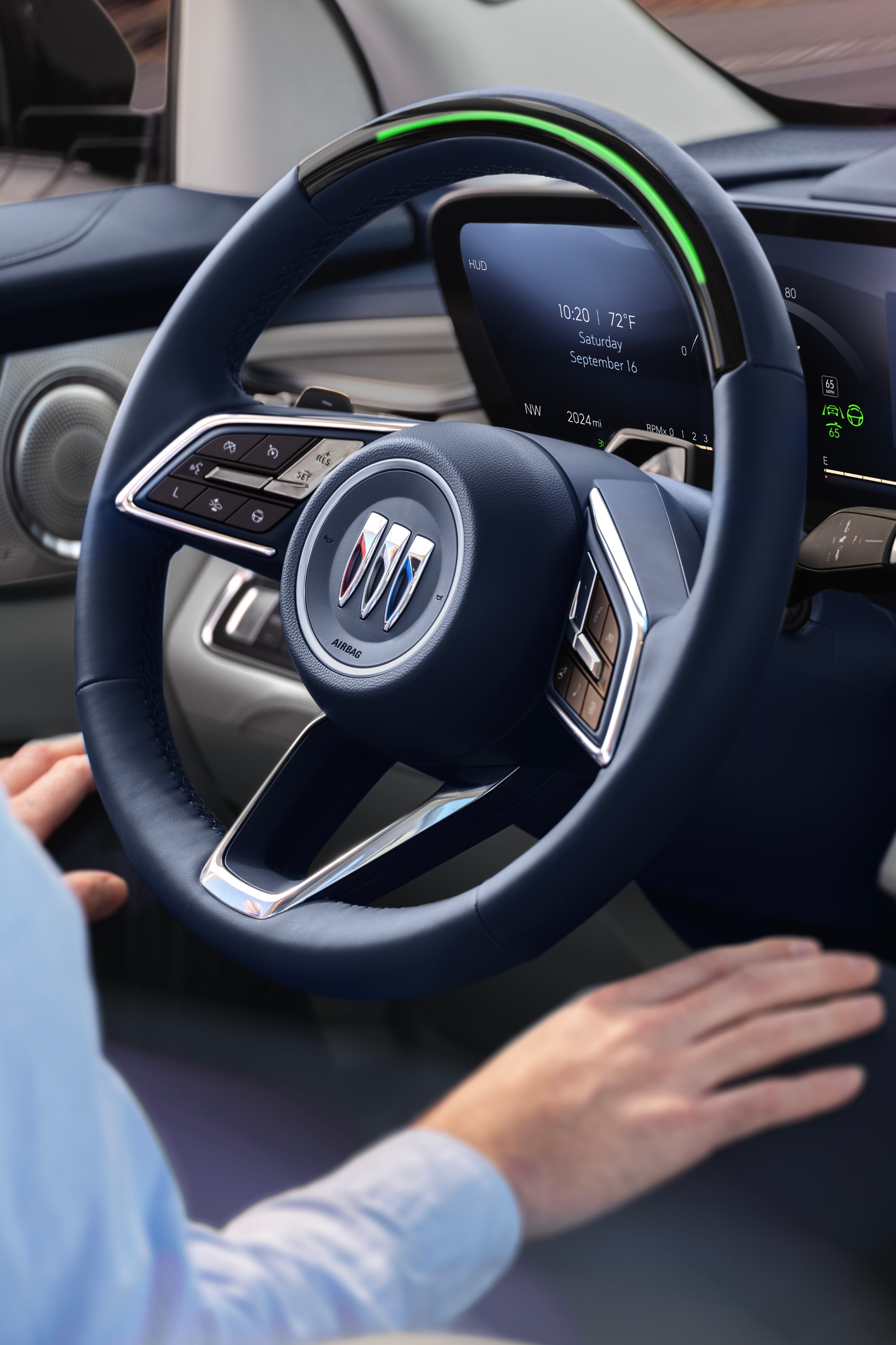 Tableau de bord du Buick Enclave 2025 avec Super Cruise.