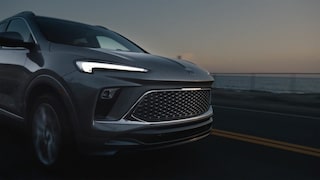 Close up view of the front exteriors of the 2026 Buick Encore GX.
