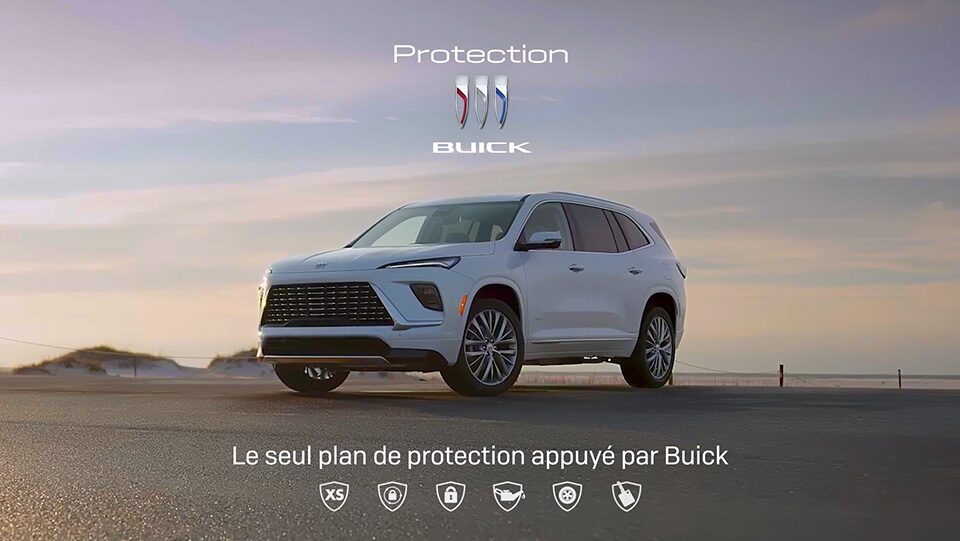 Buick SUV Driving Through City