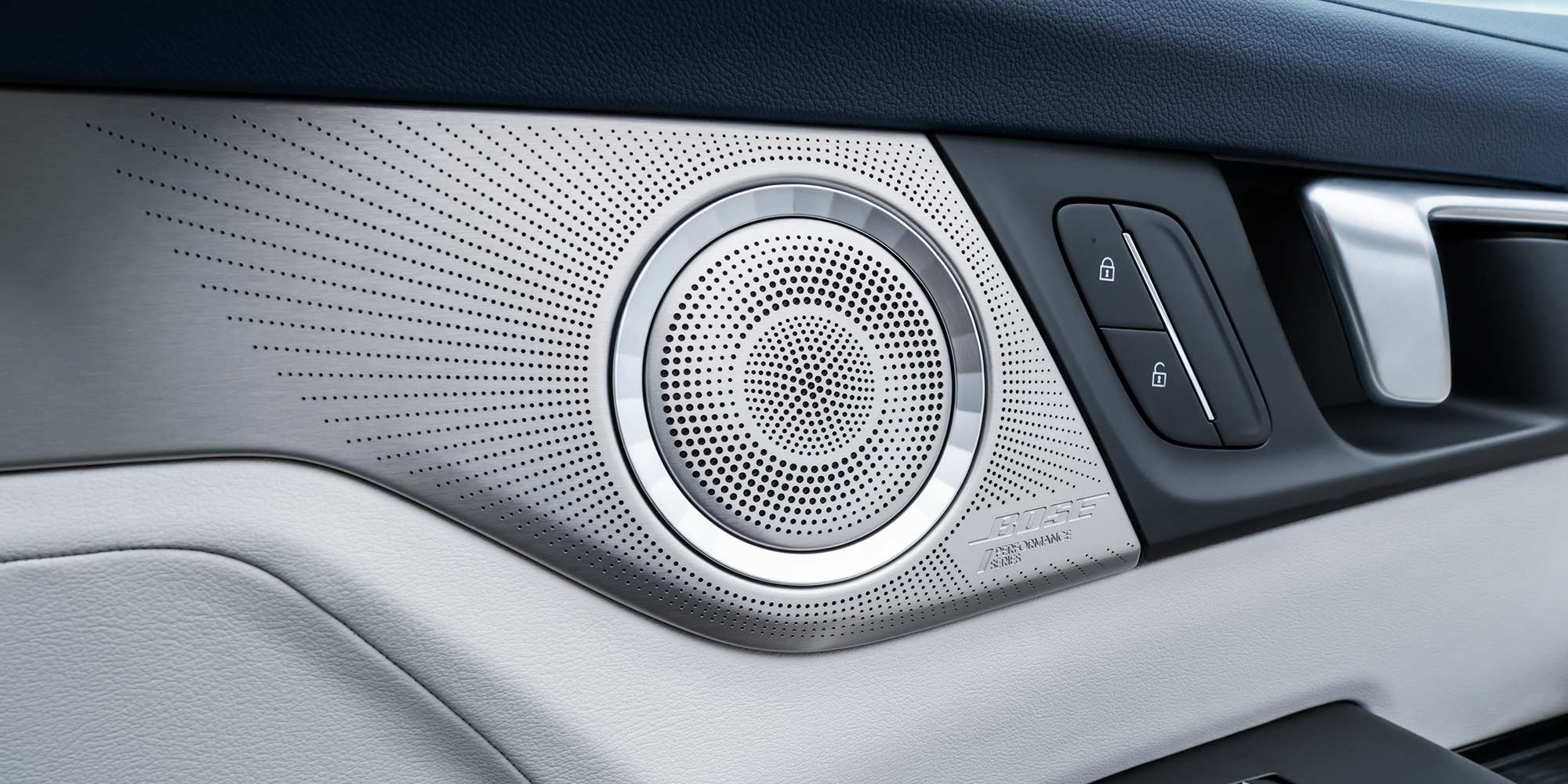 Close-up of the Interior Bose Speaker in the Buick Enclave