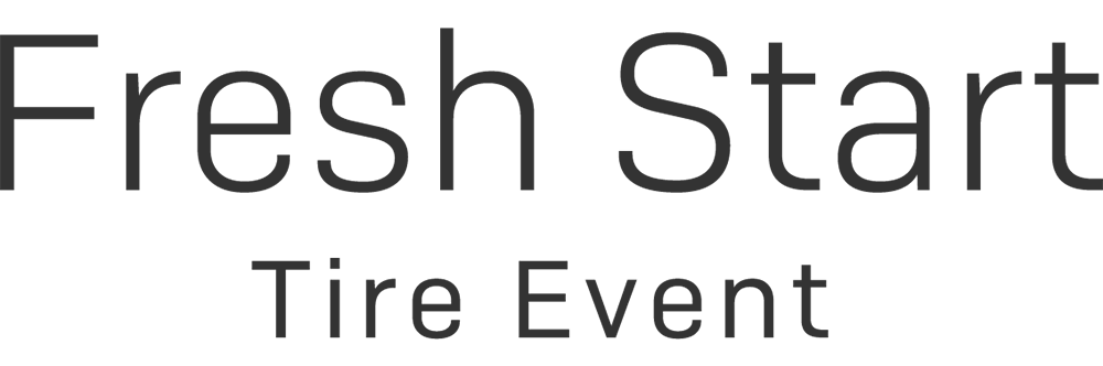Fresh start tire event logo