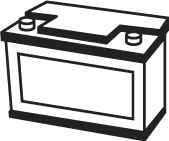 Drawing of a Car Battery