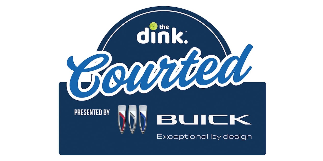 The Dink Courted Logo Presented by Buick Featuring the Buick Tri-Shield Emblem and Tagline