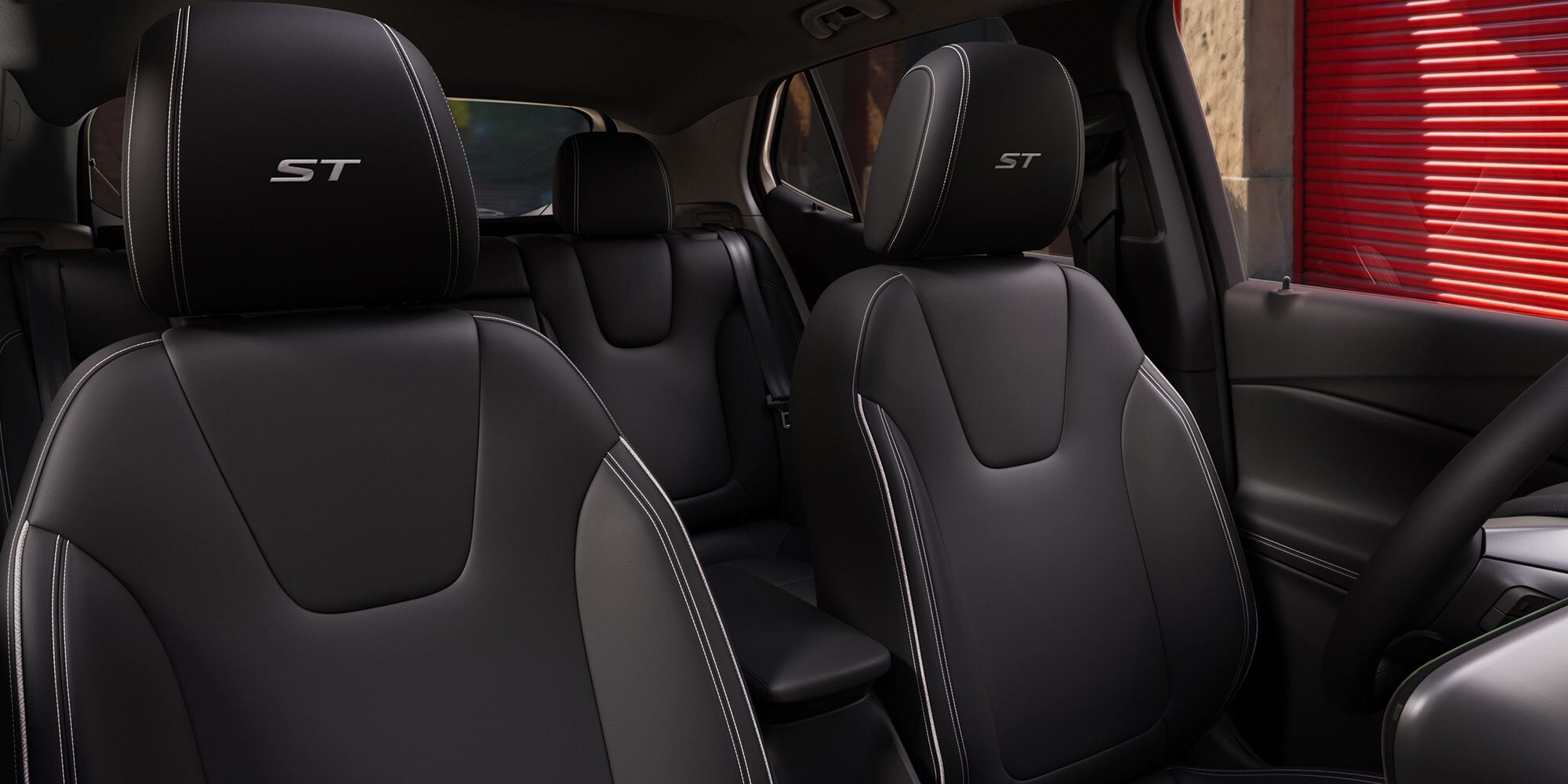 Interior View of the Ebony Seating in the 2026 Encore GX ST SUV