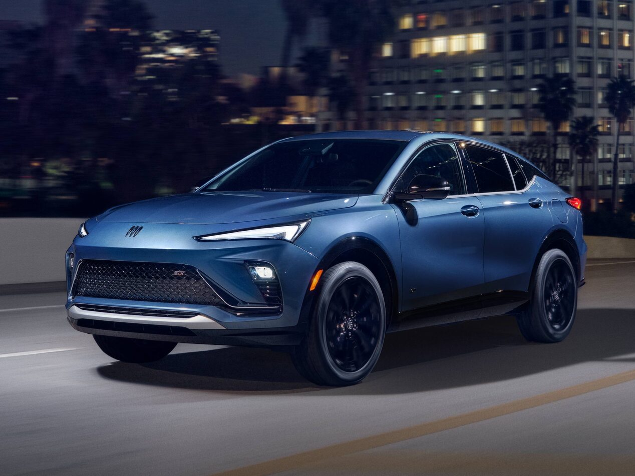 Exterior Front Three-Quarters View of the Buick Envista Compact Crossover