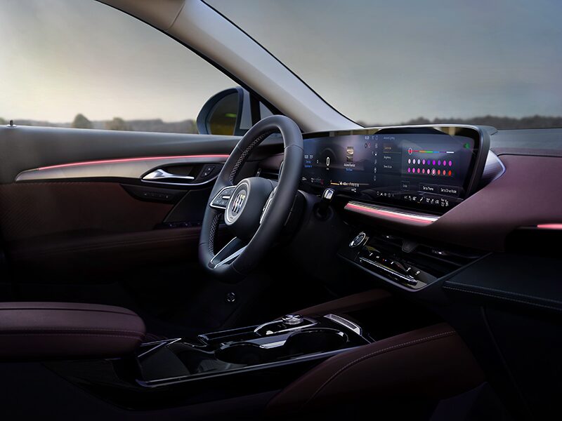 Side View of the Interior of a 2025 Buick Envision ST Sporty SUV