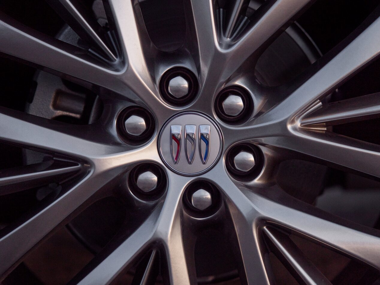 Close-up of the 2026 Buick Enclave Mid-Size SUVs Front Tire