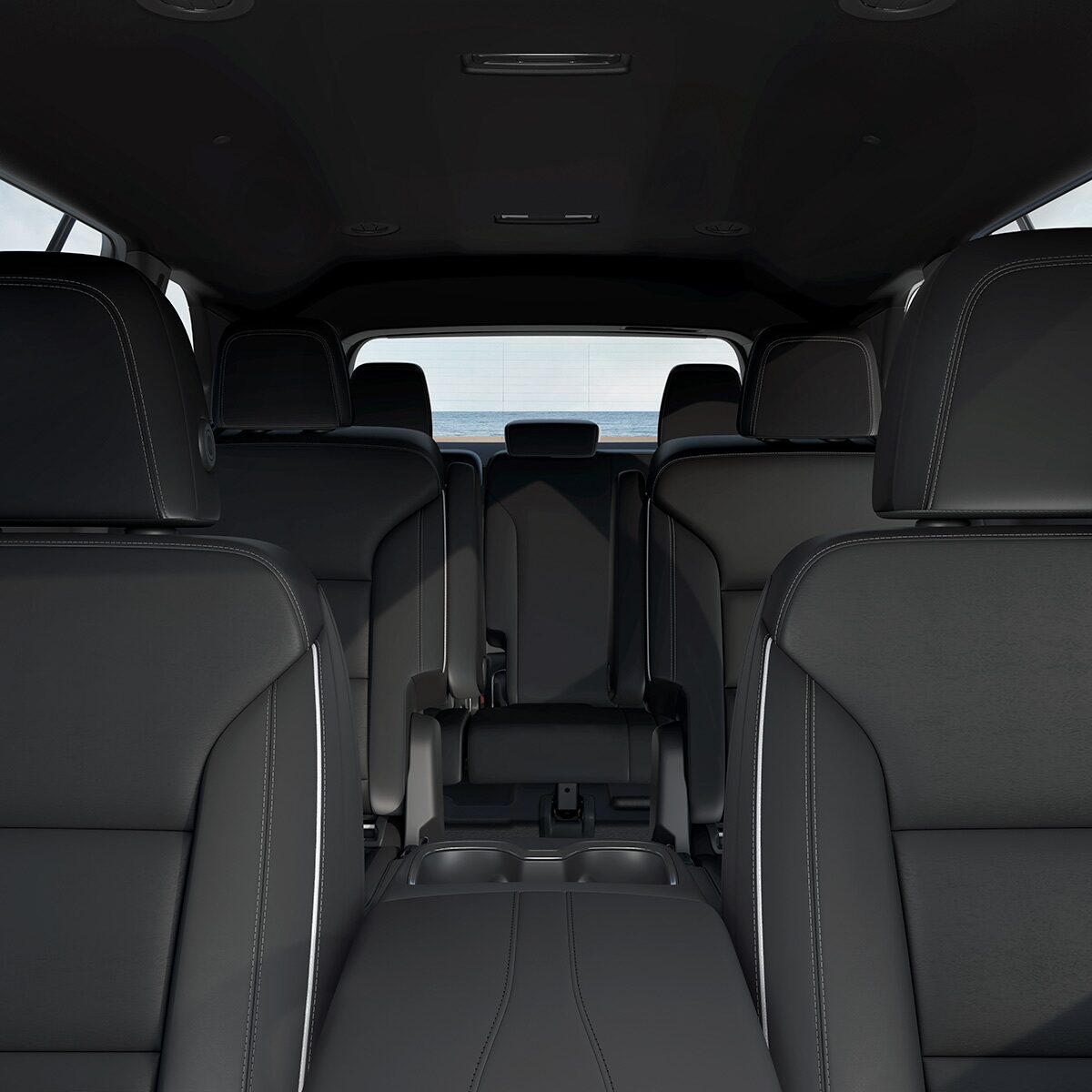 Interior View of a 2026 Buick Enclave from Front to Back