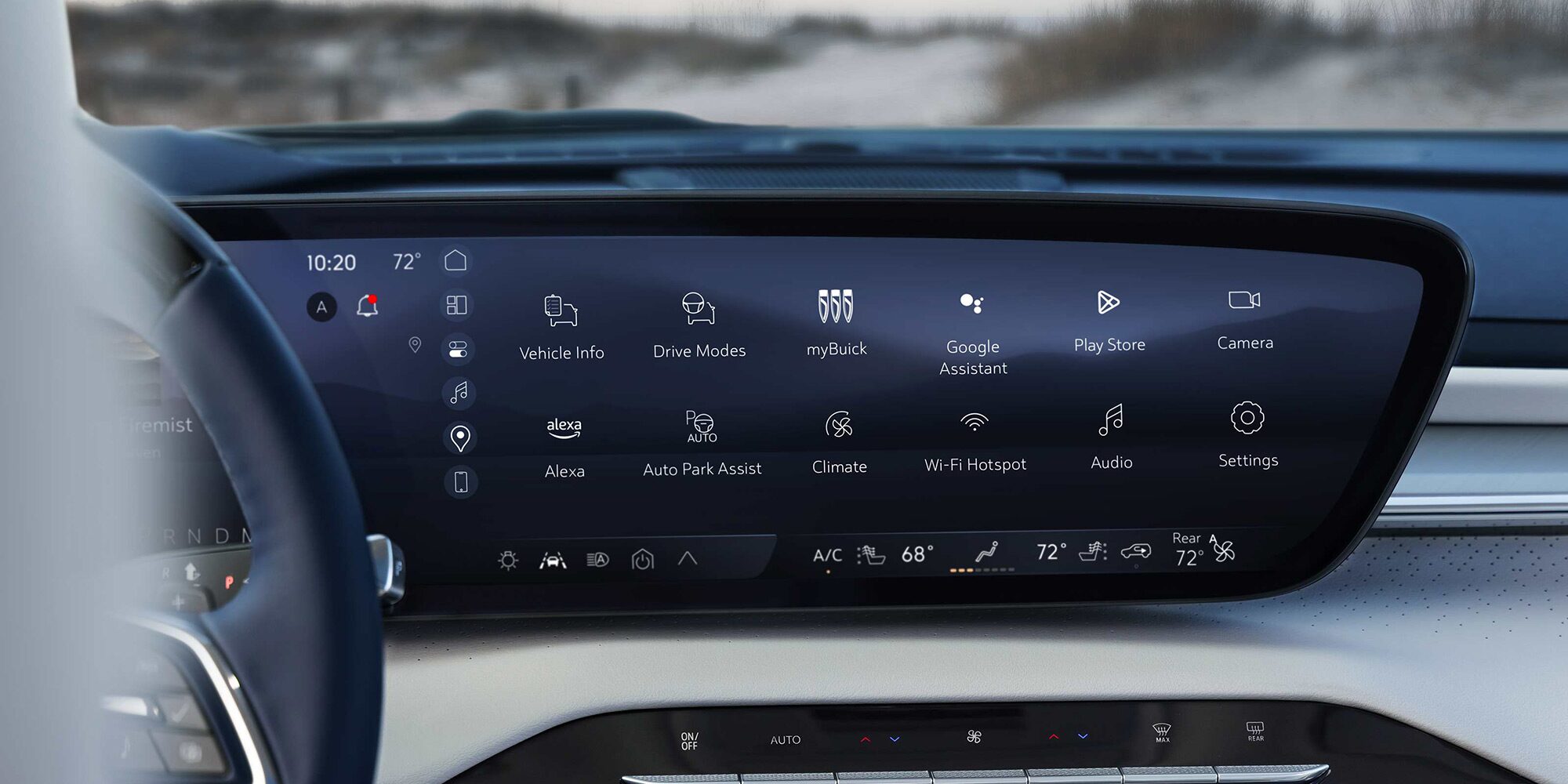 Close-up of the Display Dashboard of the 2026 Buick Enclave Mid-Size SUV