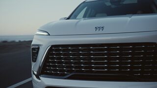 Close-up of the Front Grille of a 2026 Buick Enclave Mid-Size SUV