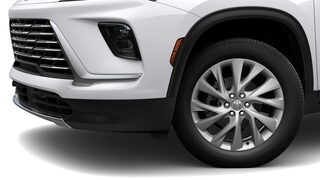 Close-up of a 2026 Red Buick Enclave Front Hood with Focusing on the Emblem