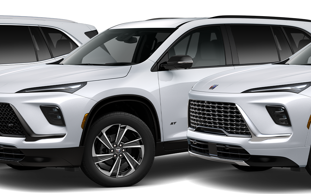 Three-Quarters View of 2026 Buick Enclave Mid-Size SUV Lineup