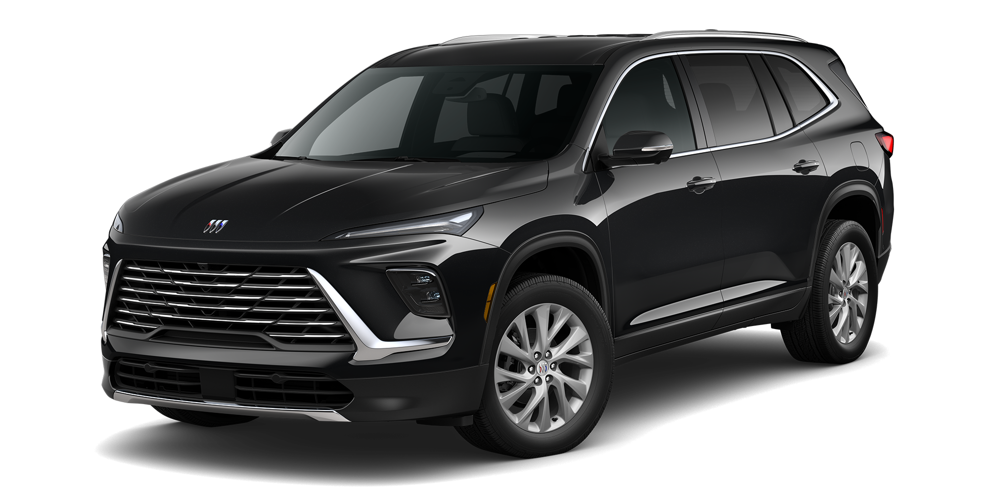 Three Quarters View of a Black 2026 Buick Enclave