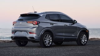 Back-side view of the 2026 Buick Encore GX parked alone outdoors.