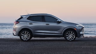 Side view of the 2026 Buick Encore GX parked alone outdoors.