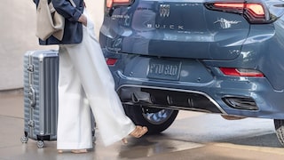 A person utilizing the Power Liftgate function of the 2026 Encore GX.