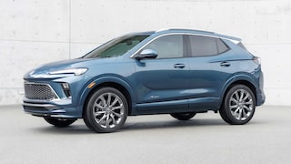 Side view of the 2026 Buick Encore GX parked in a driveway.