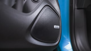 Close up view of the Bose Speaker inside the 2026 Encore GX ST.