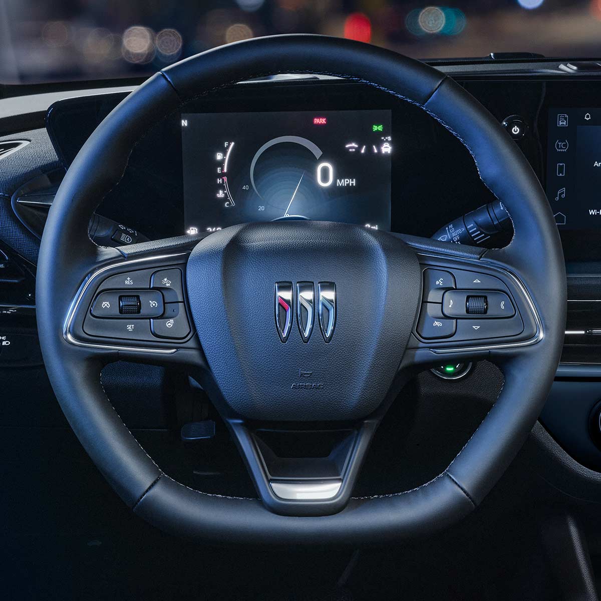 Passenger View of the 2026 Buick Envista Compact Crossover Driver Side Interior and Dashboard