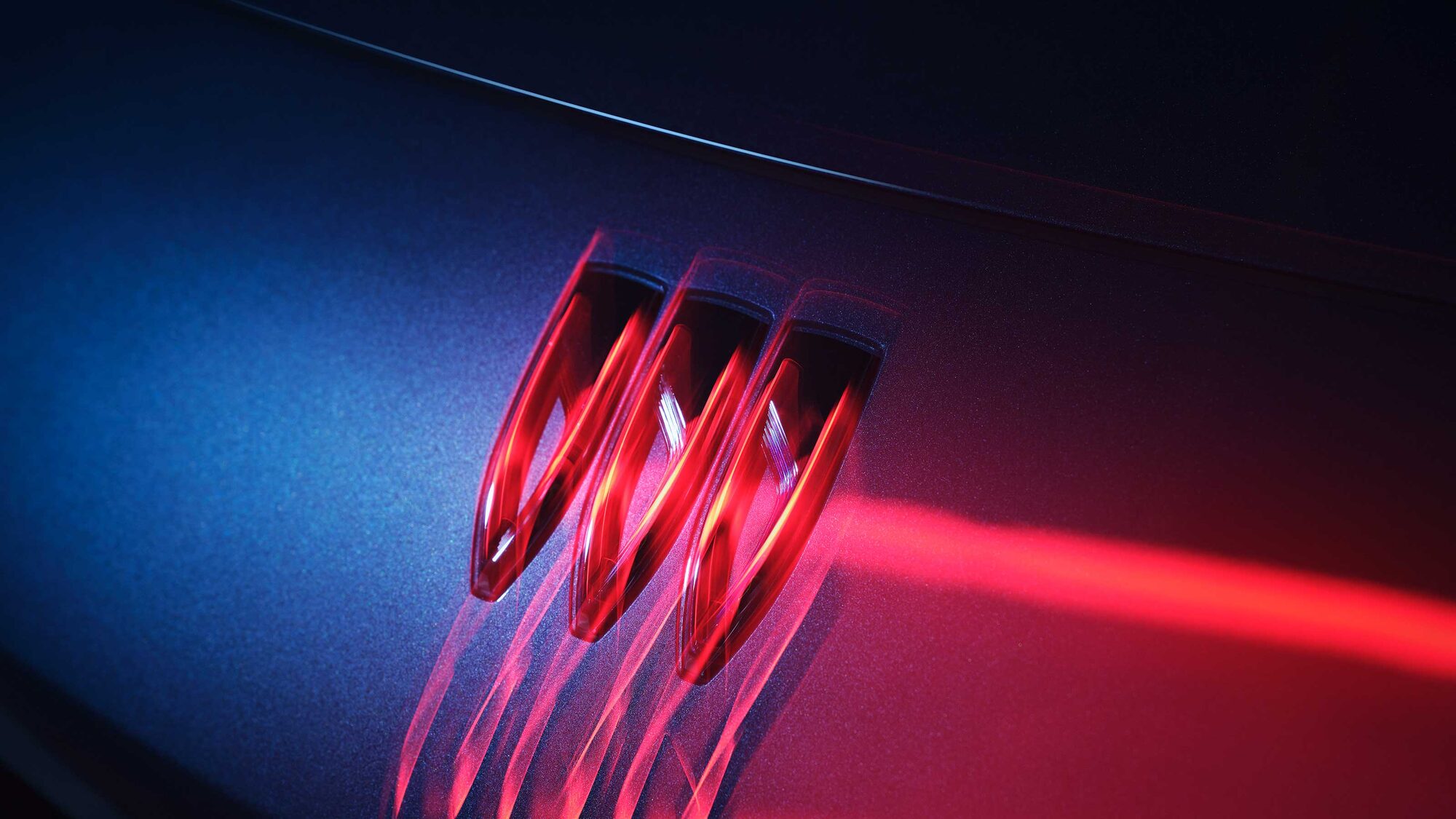 Blurry View of the Buick Logo