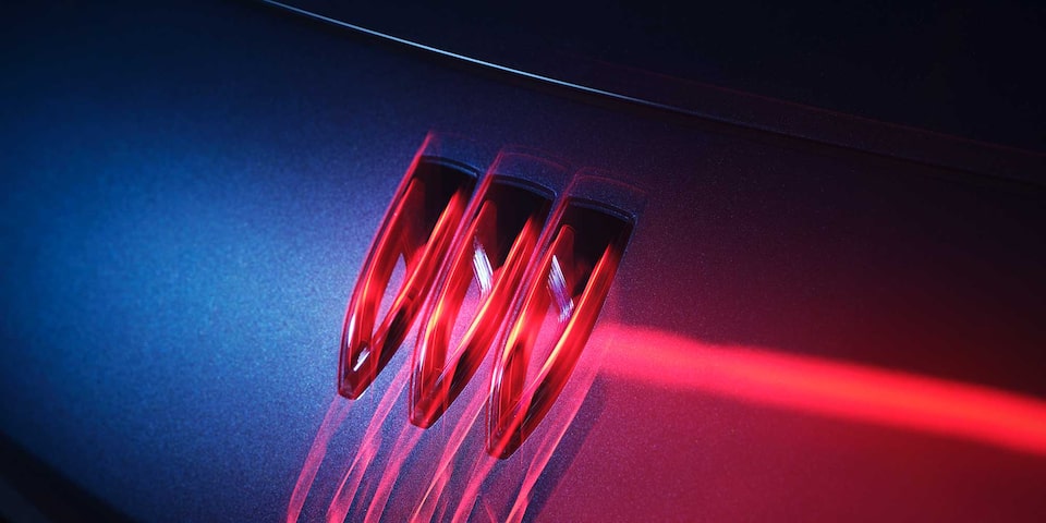 Blurry View of the Buick Logo