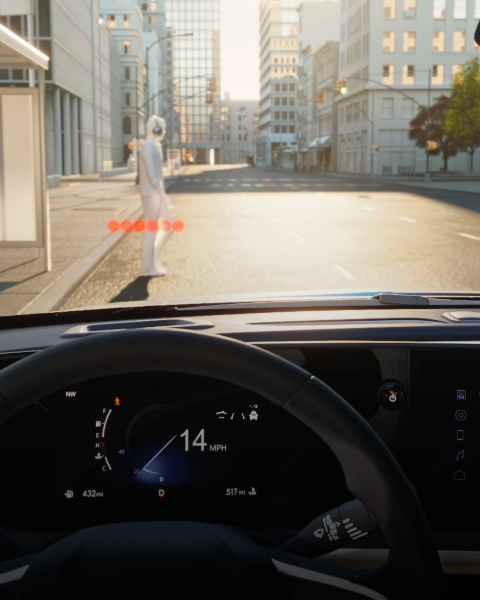 A Video Demonstration of the 2026 Buick Envista Front Pedestrian Braking Safety Feature