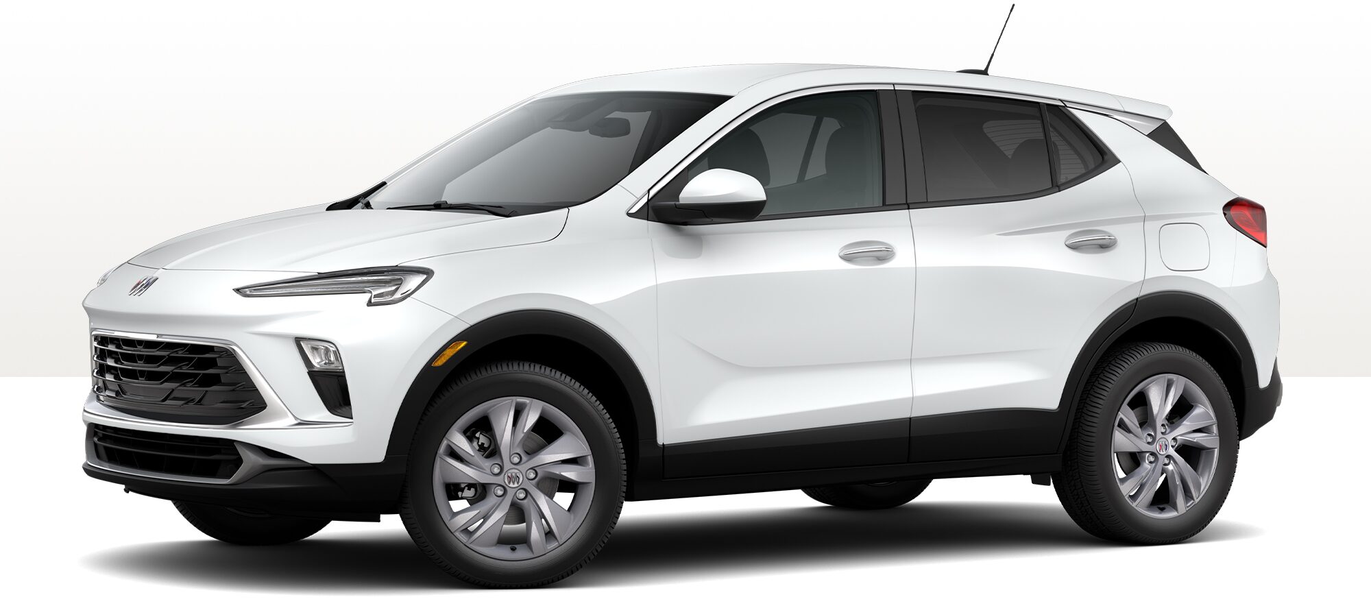 Front-Three Quarter View of a White Buick Encore GX Small SUV