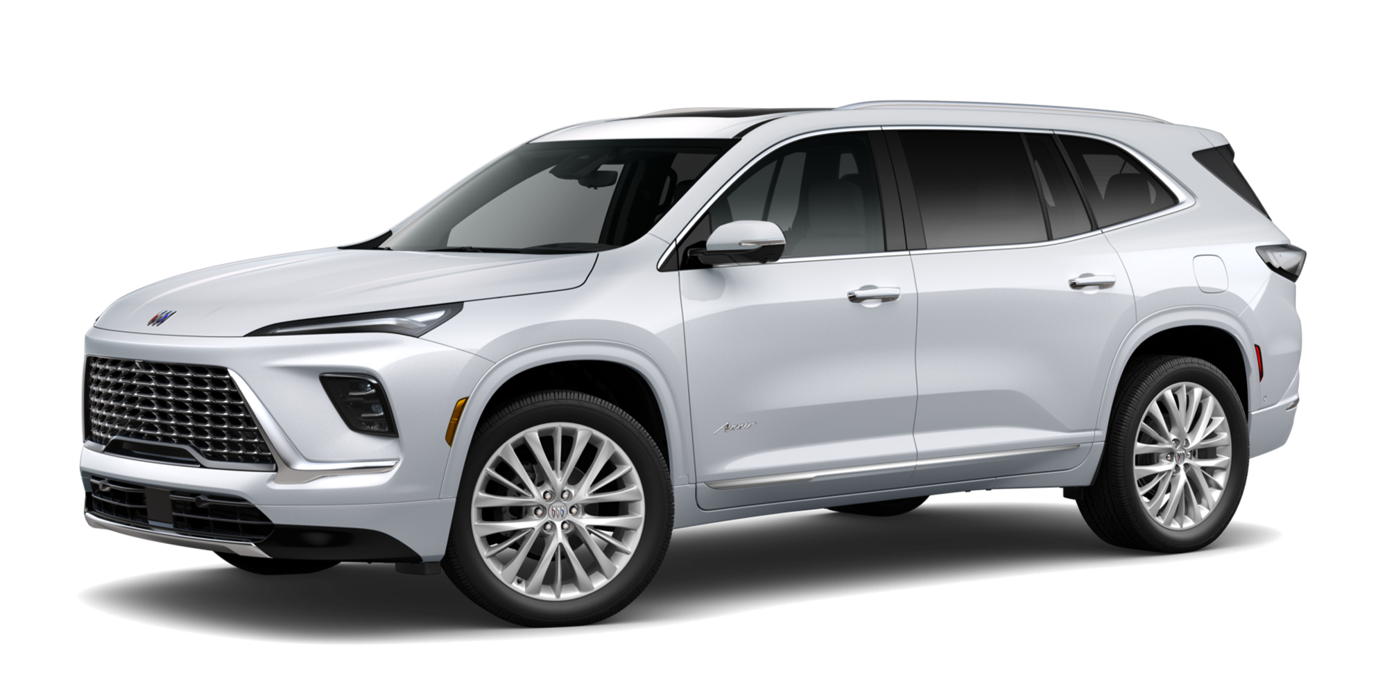 Three-Quarters View of 2026 Buick Enclave Mid-Size SUV Lineup